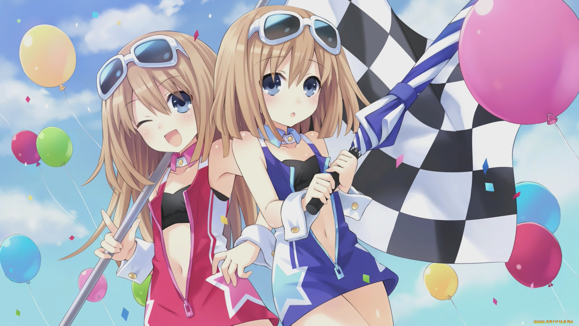 , hyperdimension neptunia, , ram, rom, tsunako, , , hyperdimension, neptunia